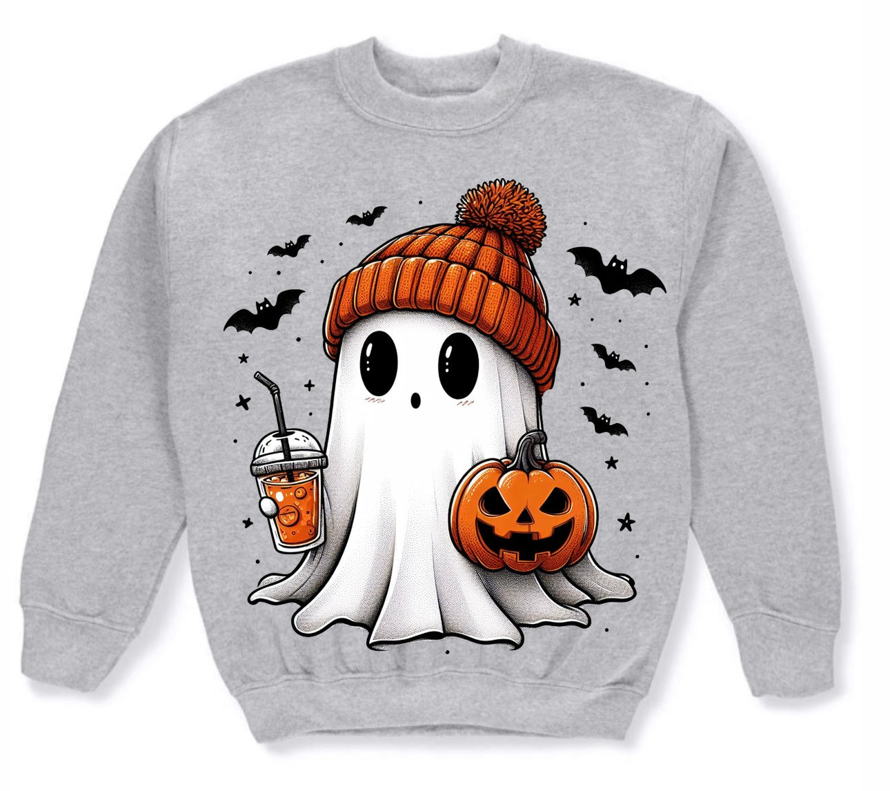 Spooky ghost crewneck