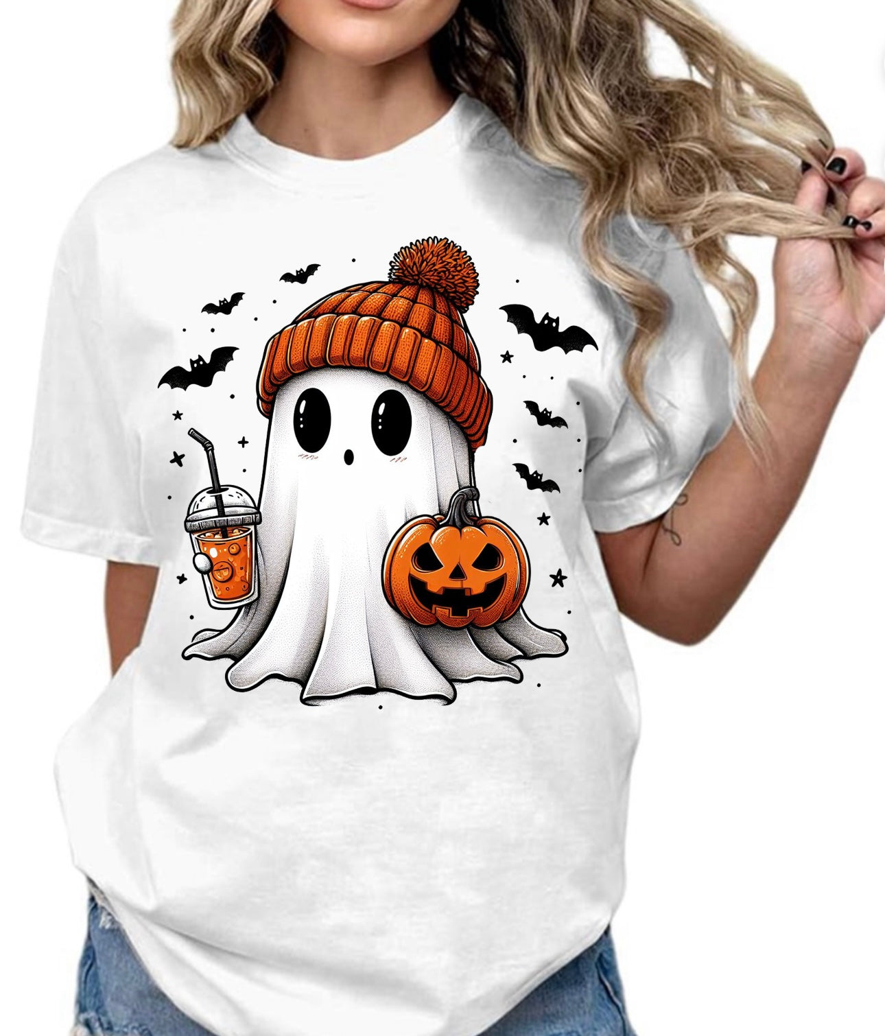 Halloween ghostie crewneck