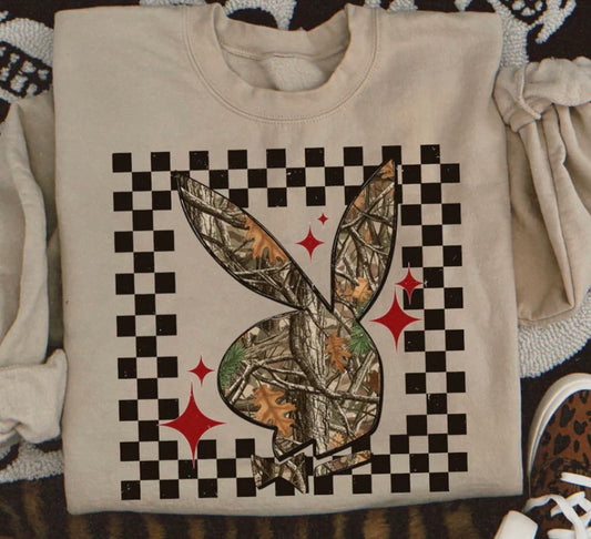 Checkered bunny