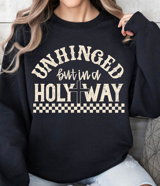 Unhinged but in a holy way