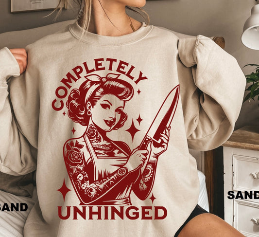 Completely unhinged crewneck