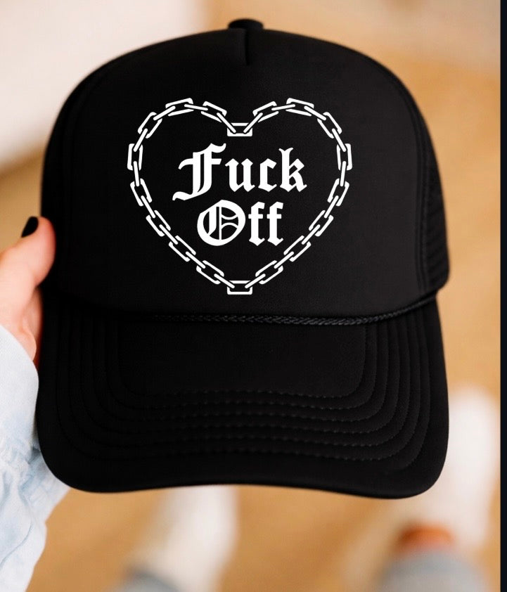 Fuck off trucker hat