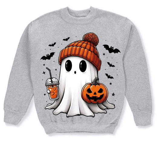 Spooky ghost crewneck