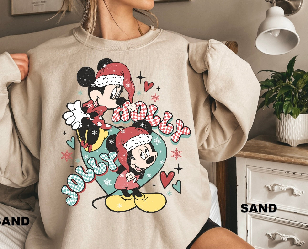 Christmas Disney crewneck