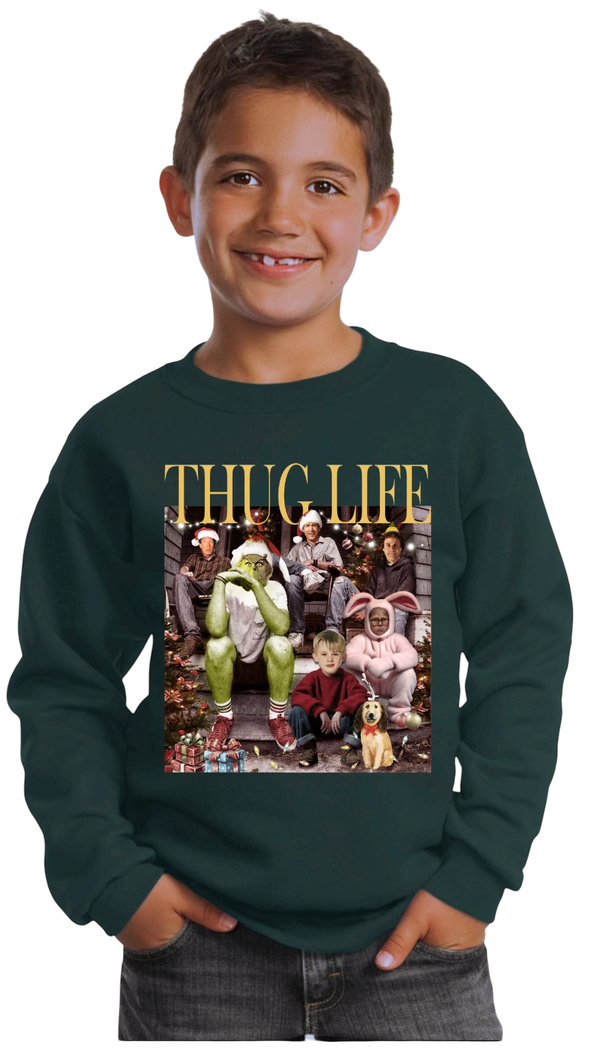 Thug life Christmas crewneck