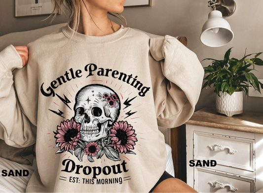 Gentle parenting dropout crewneck