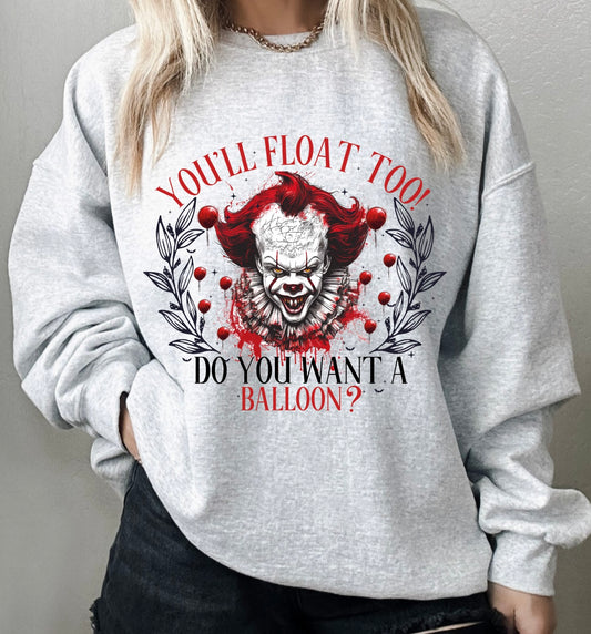 Pennywise Halloween crewneck