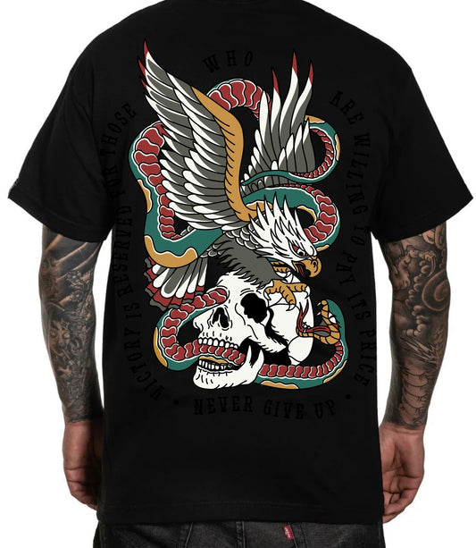 Men’s skull and snake shirt