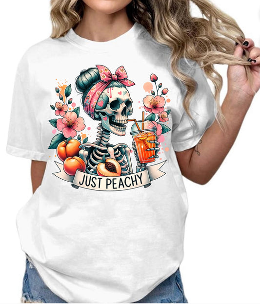 Just peachy skull