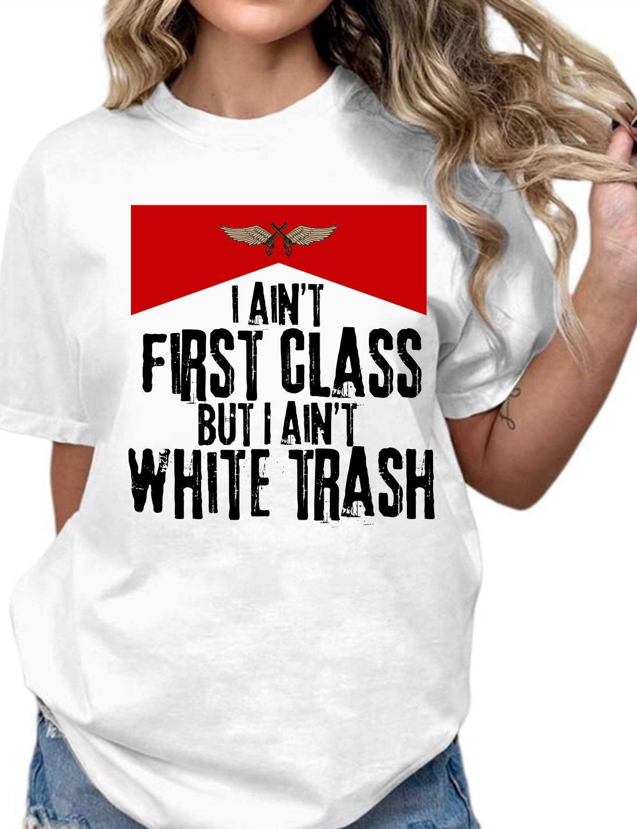 not high class but not white tash