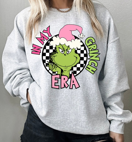 In my grinch era crewneck