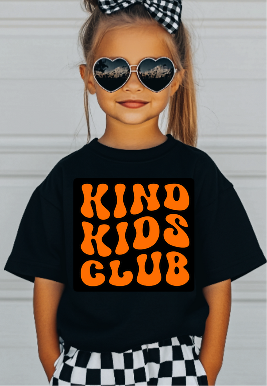 Kind kids club shirt