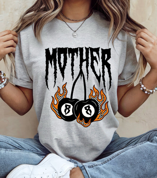 Mother checkered eight ball