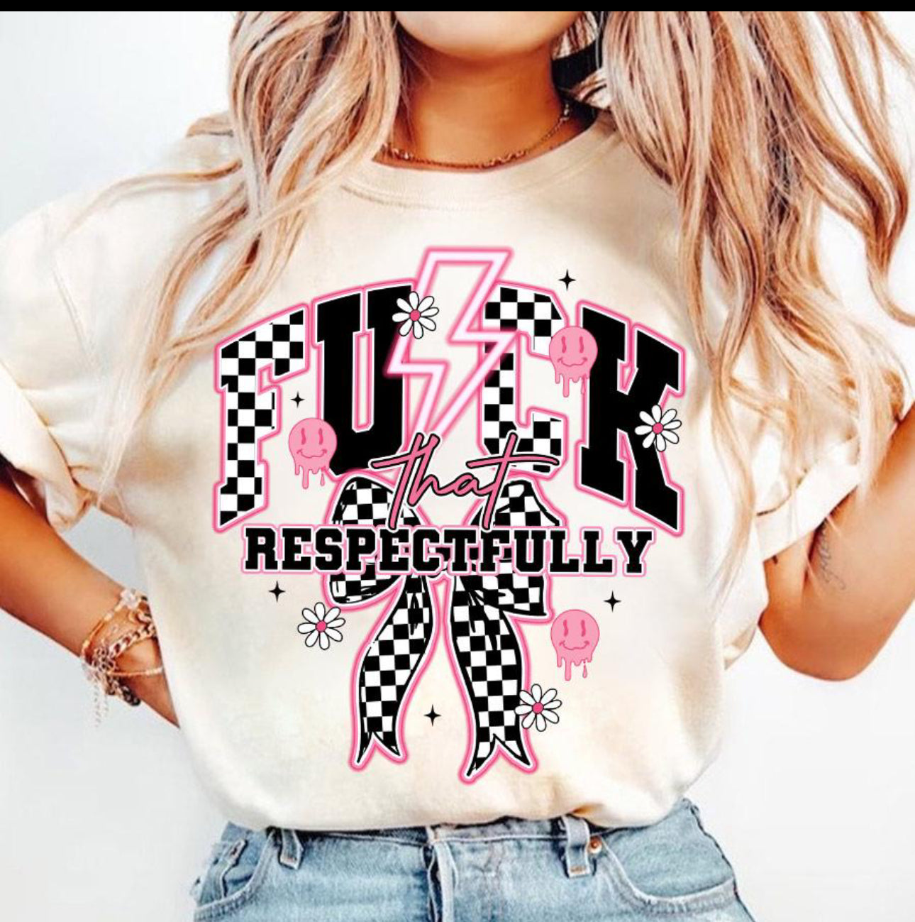 Fuck that respectfully checkered