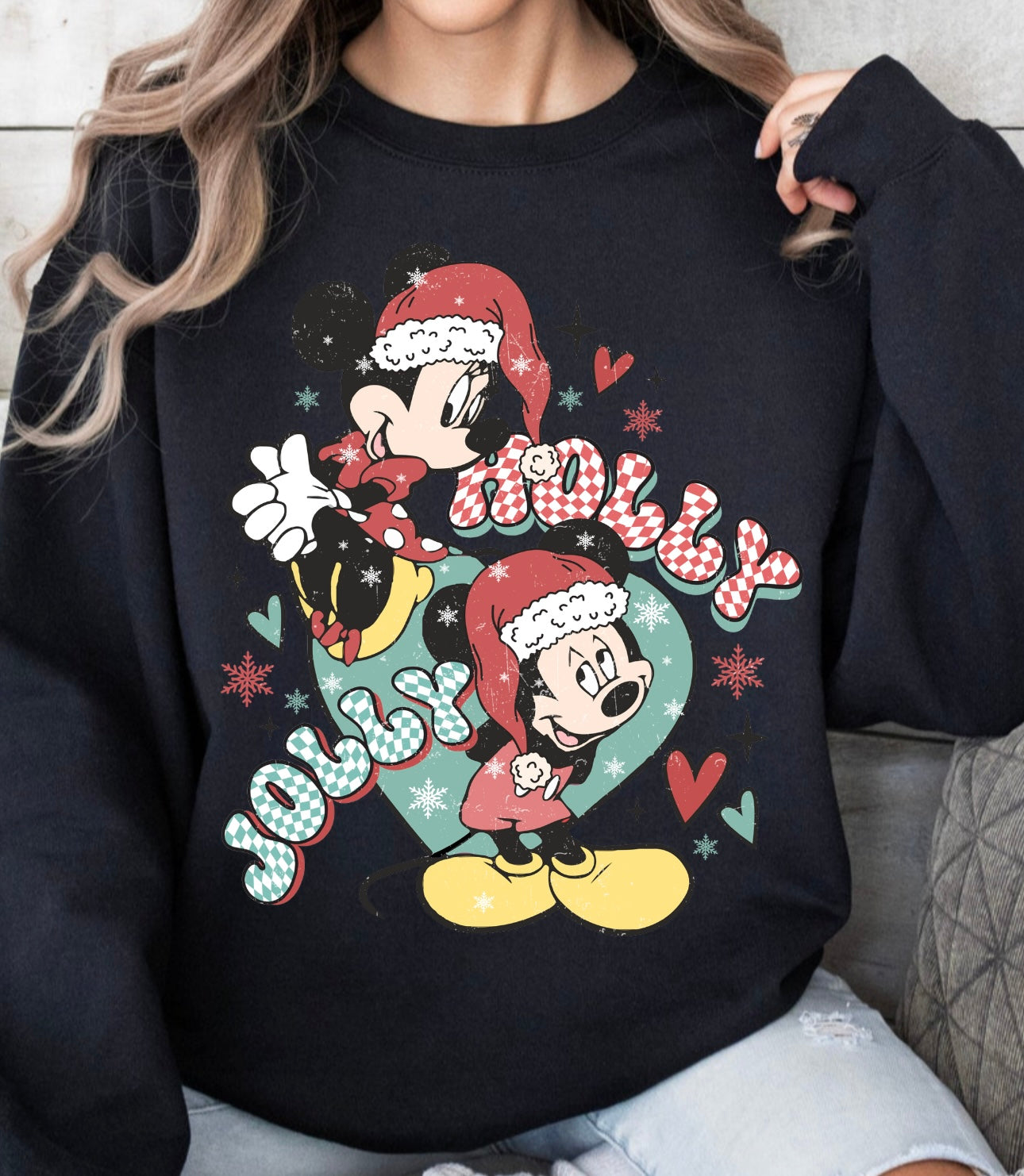 Christmas Disney crewneck
