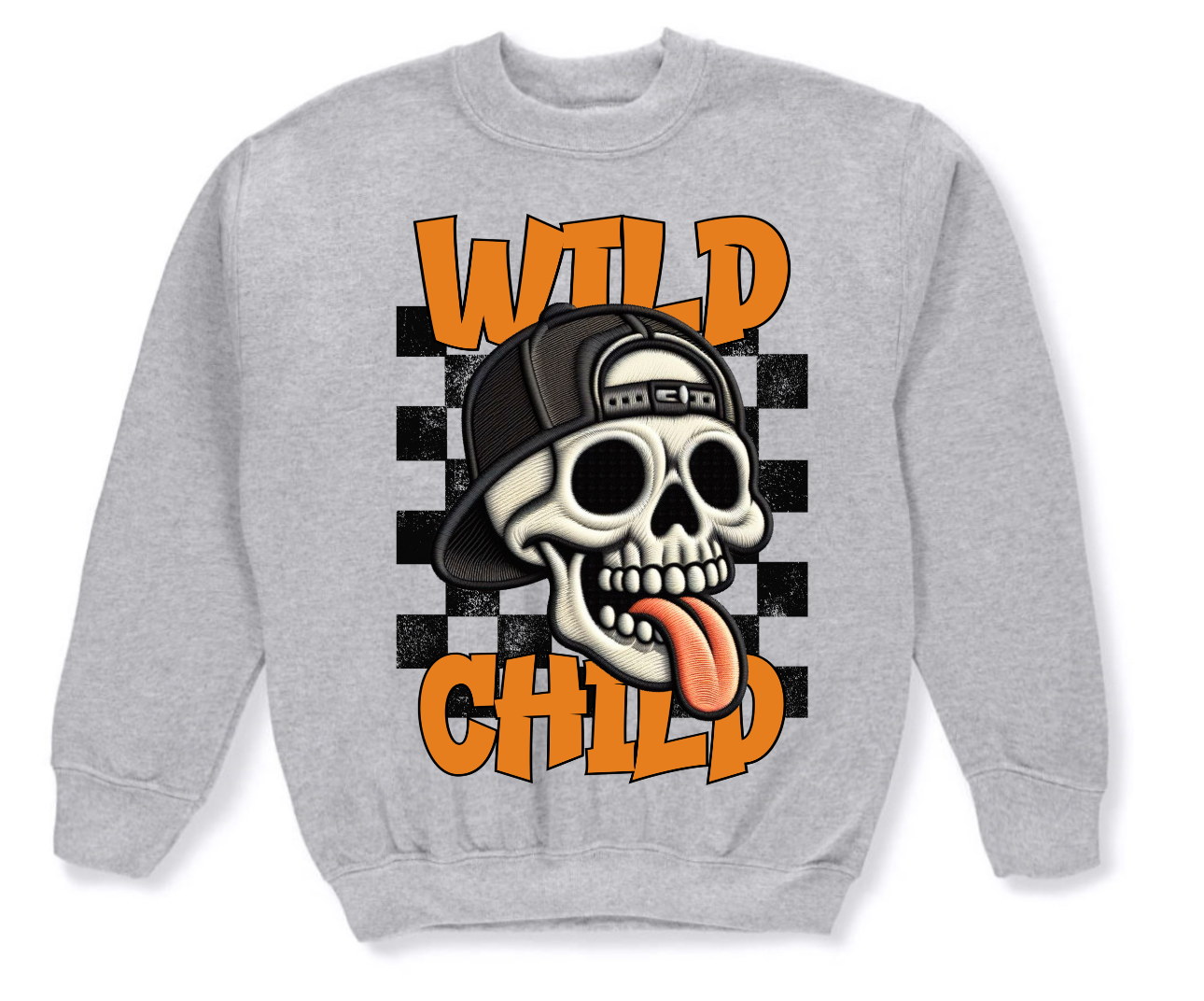 Skull Wild child crewneck