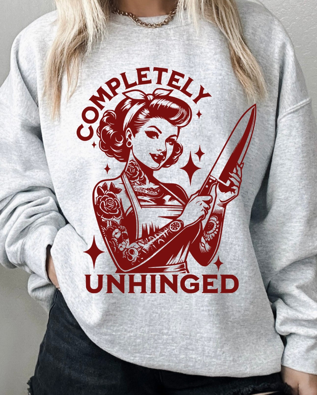 Completely unhinged crewneck
