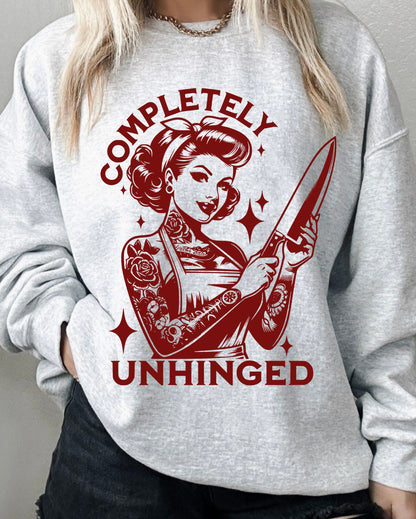 Completely unhinged crewneck