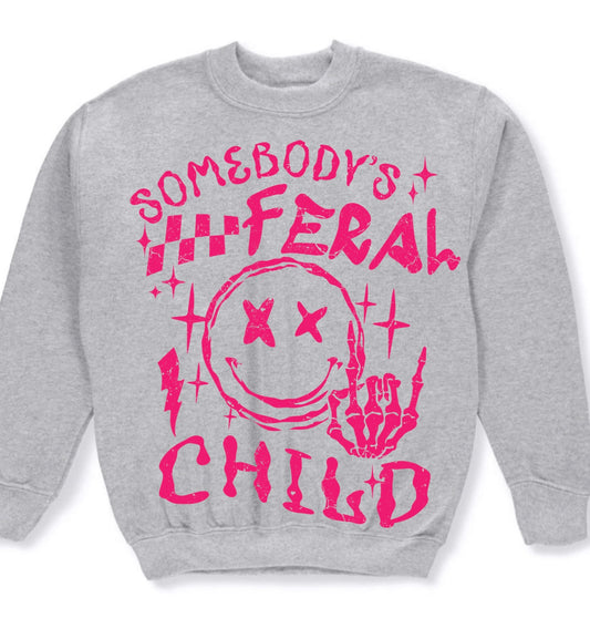 Somebody’s feral child crewneck