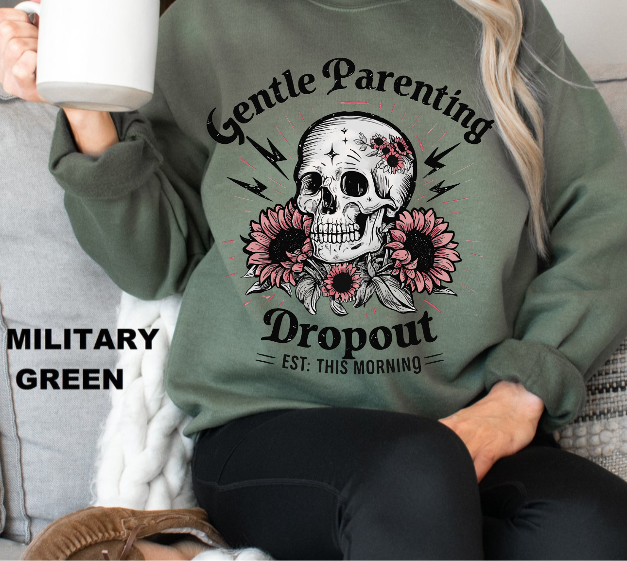 Gentle parenting dropout crewneck