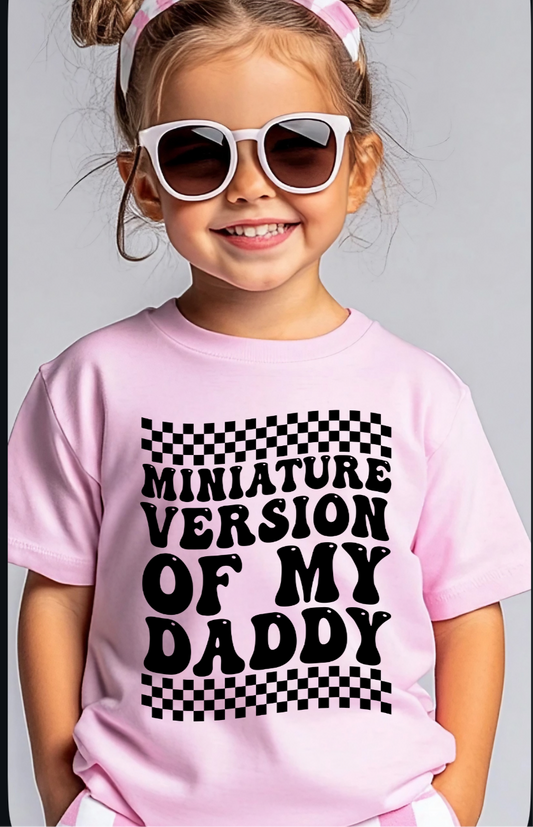 Checkered mini version of daddy