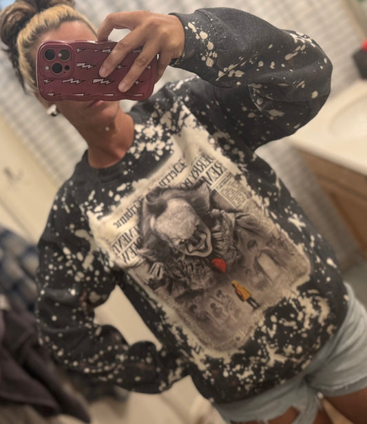 Bleached pennywise crewneck