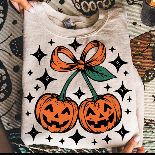 Pumpkin cherries crewneck