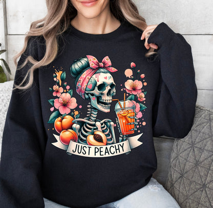 Just peachy skull