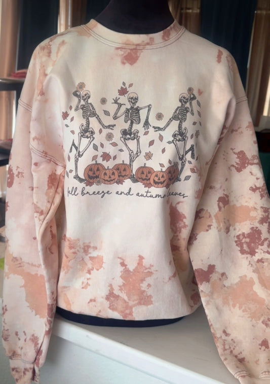 Fall skeleton crewneck