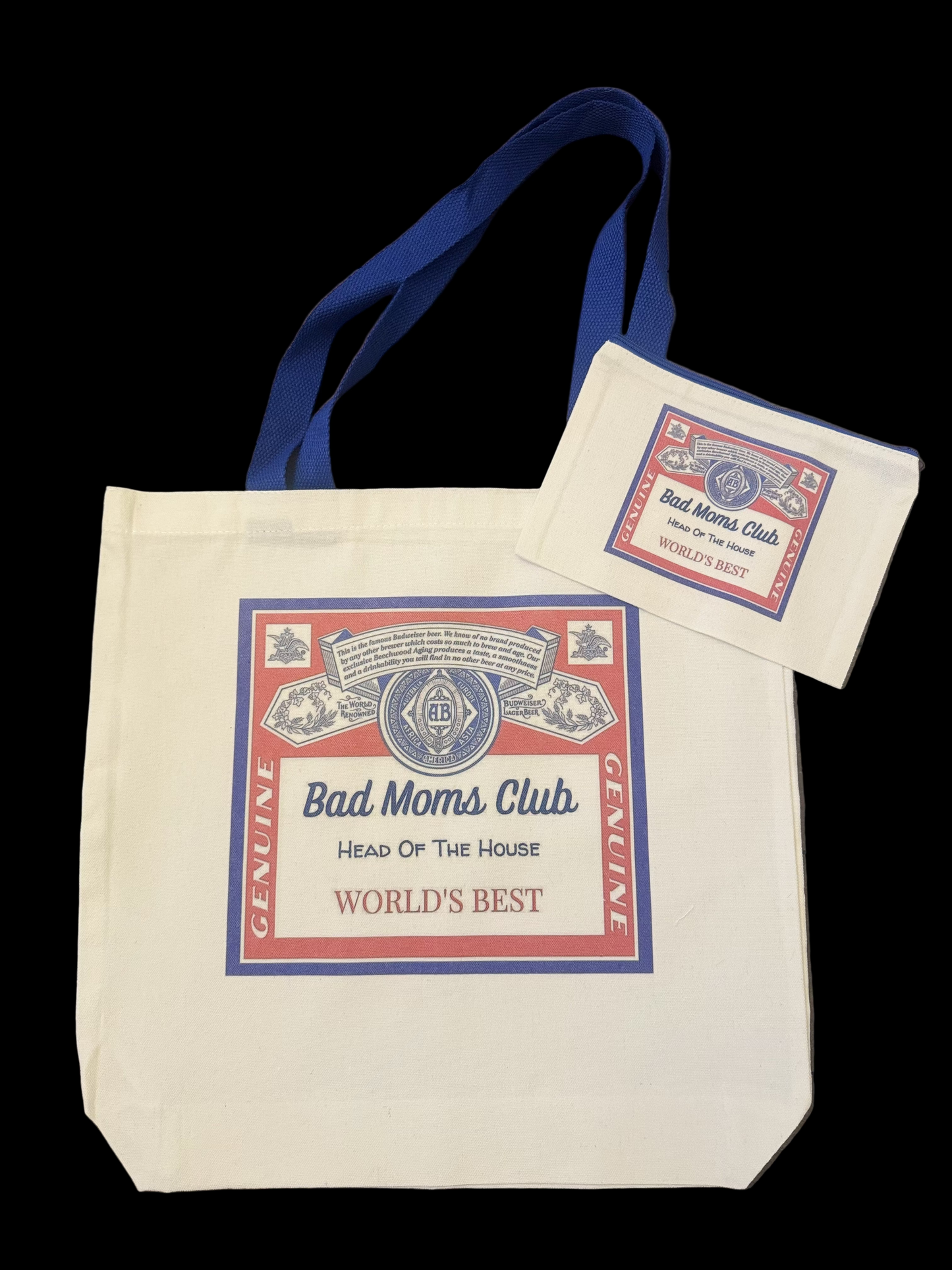 Bad moms club tote bag
