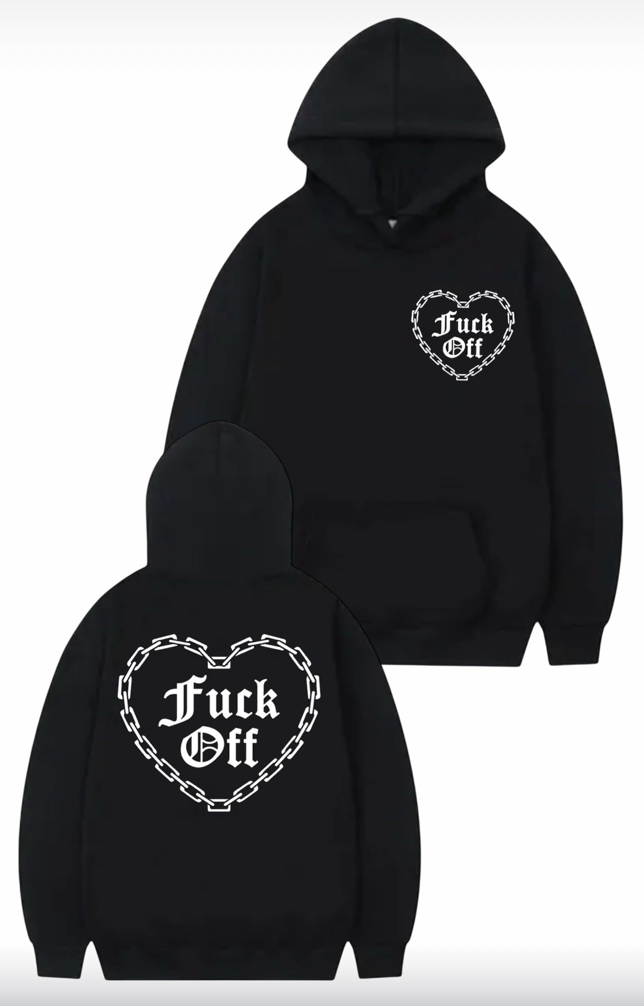Fuck you womens hoodie