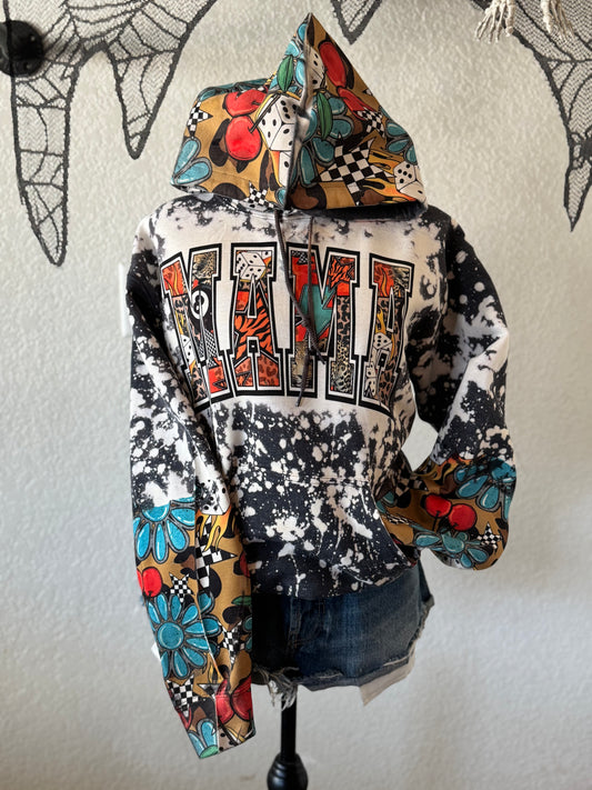 Bleached western mama hoodie