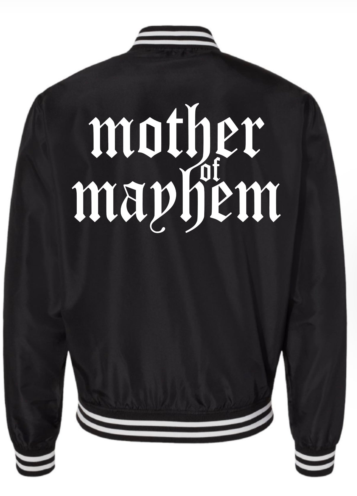 Mother of mayhem bomber jacket
