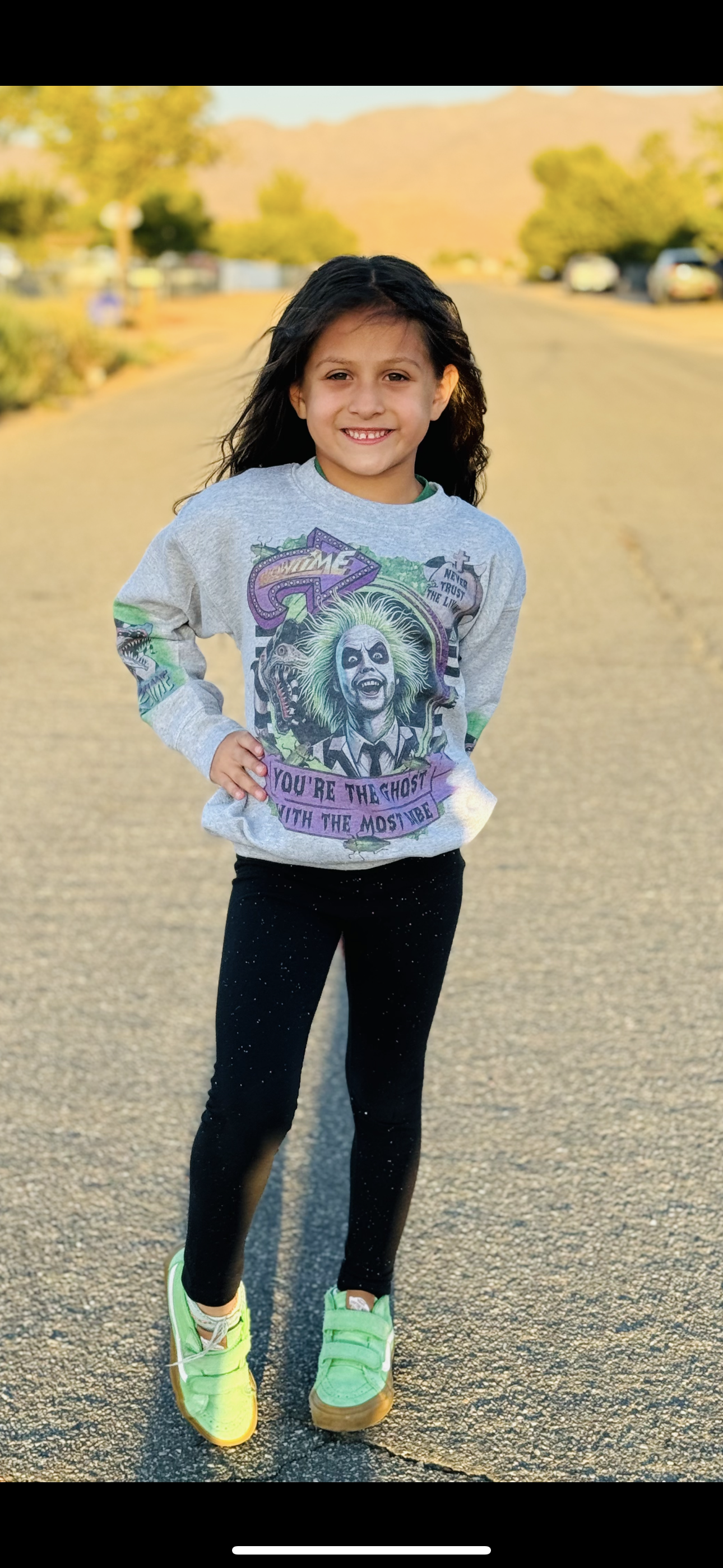 Youth beetlejuice crewneck