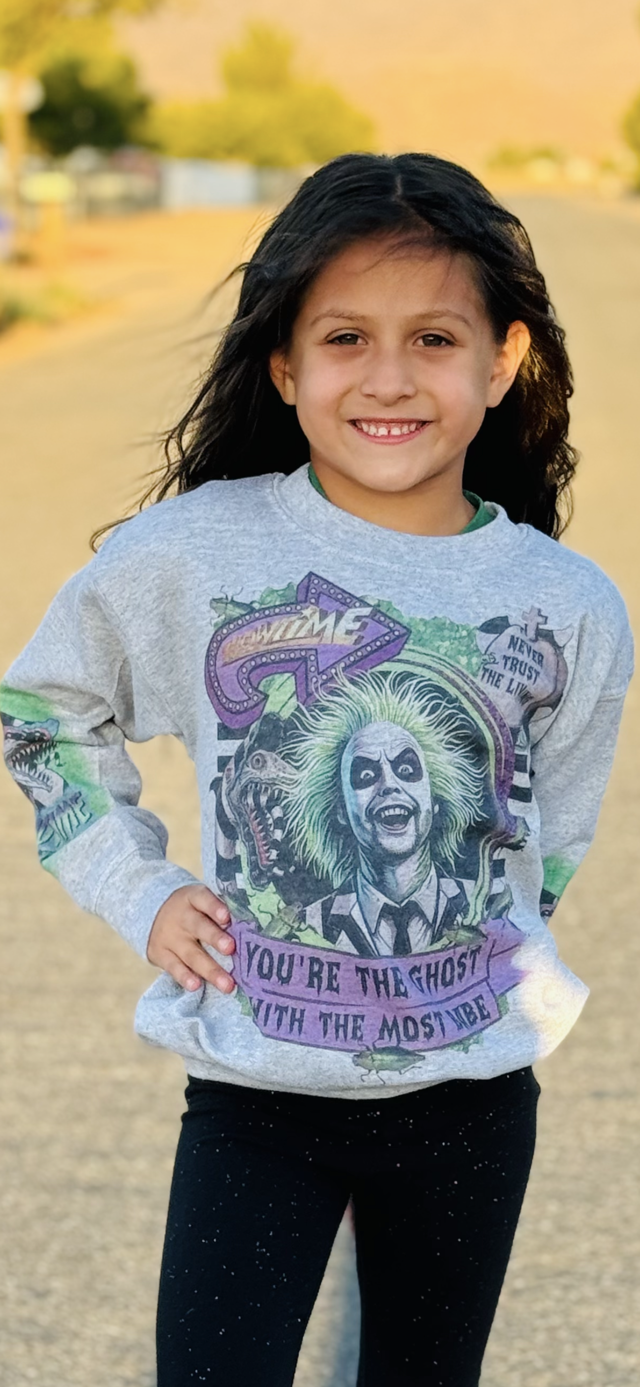 Youth beetlejuice crewneck