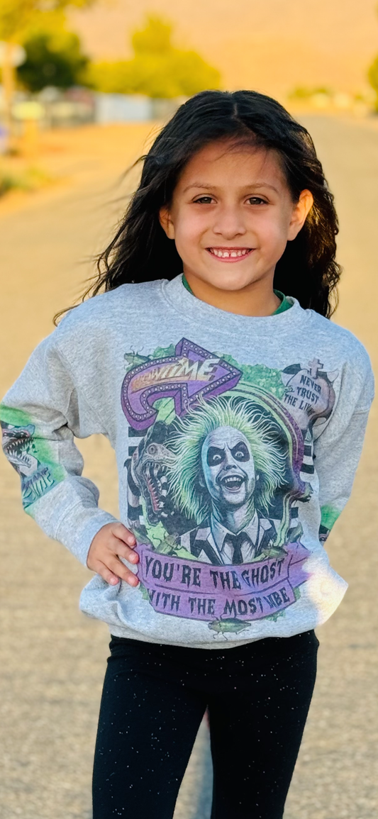 Youth beetlejuice crewneck