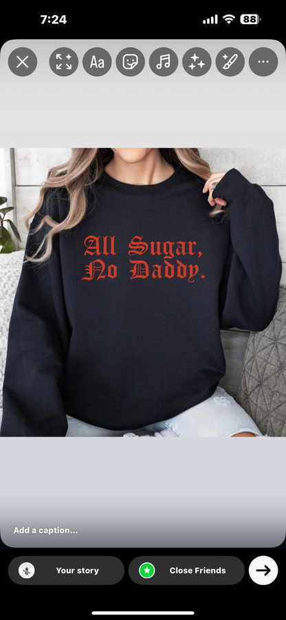 All sugar no daddy