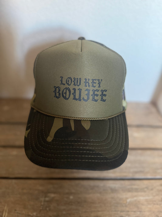 Lowkey boujee Trucker hat