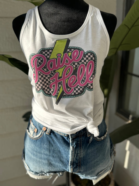Raise hell tanktop